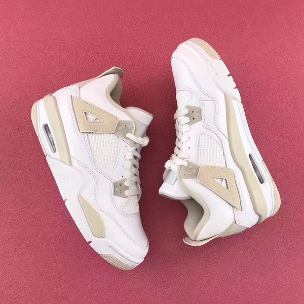 Authentic Air Jordan 4 GS Linen